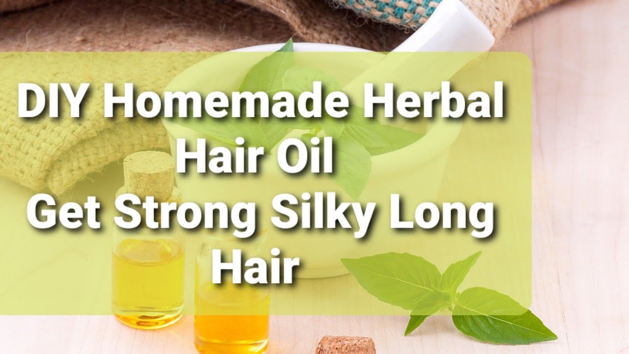 Homemade DIY Herbal Hair Oil/ Natural Oil Boosts Hair Growth YouTube