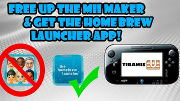 ACTUAL Homebrew Launcher on your Wii U Menu (instead of Mii Maker) Tiramisu *Read Description*