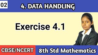 Class 8 ncert maths chapter 4 data handling exercise 4.1 all question solution