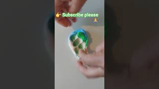 Green, Blue &amp; Peach Slime Mix 💚💙🍑 | Satisfying ASMR #musicaltheatre #colormixingmagic #satisfying
