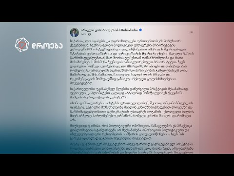 კობახიძე აშშ-სა და EU-ს წევრი ქვეყნების ელჩებს რუსულ კანონზე „საჯარო დისკუსიას“ სთავაზობს