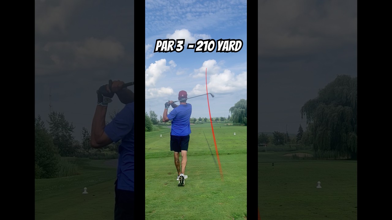 WATCH: The toughest par 3 on the course #golf #golfswing #golfgear #golfer #golftips
