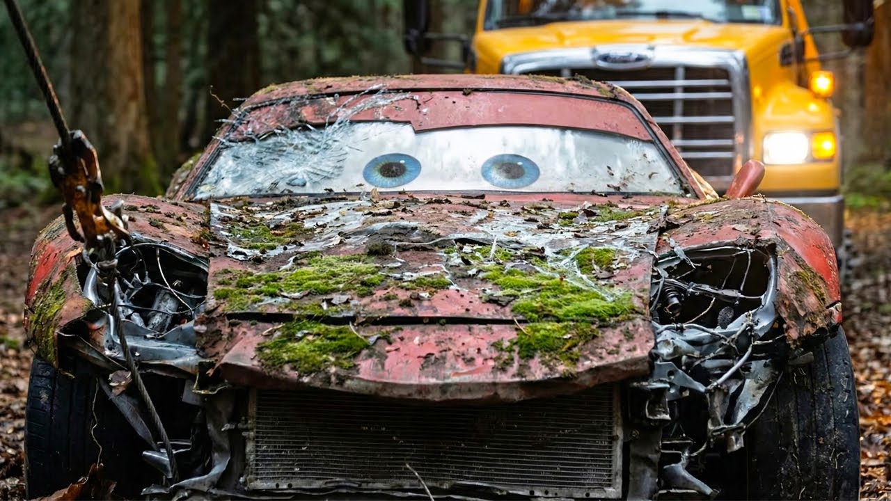 Restoring Completely Burned Lightning McQueen ($300 DEAL)  FULL ASMR PROCESS