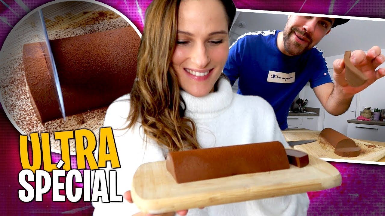 Recette ultra satisfaisante, je crée une bûche de Noël un peu spéciale ! 🎄