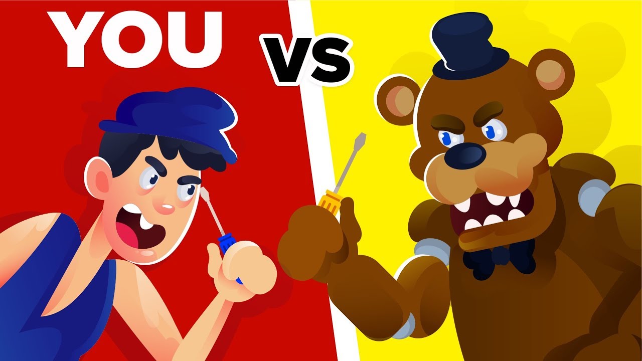 games people play YOU vs FREDDY FAZBEAR - Could You Defeat And Survive Him? (Five Nights At Freddy's FNAF Video Game)