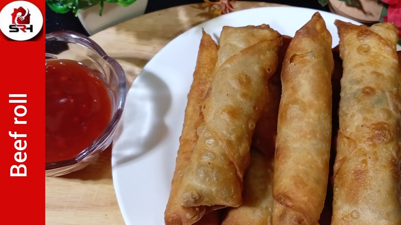 Ramadan special home made frozen beef roll and roll patti recipe 