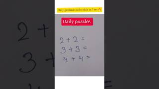 Only geniuses solve these problems daily 🔥🧠#braintestsolution #reasoning #edushorts