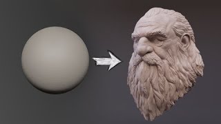 Dwarf Trophy - Zbrush Head Sculpt 36