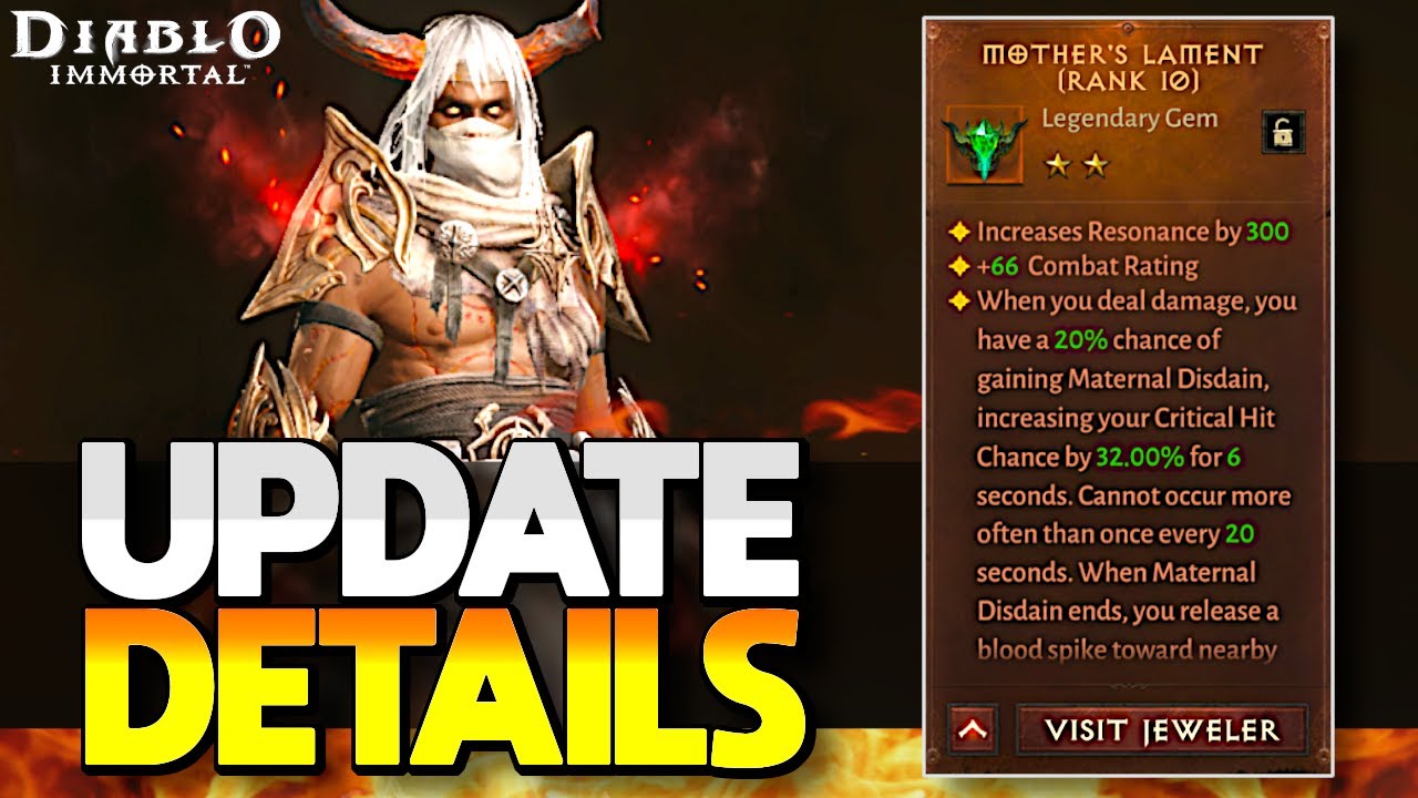 Diablo Immortal May 10 Update Patch Notes