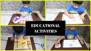 I love homeschooling my 3 year old son. this summer holidays have many
educational activities planned for him, that are good 2 olds and 4
old...