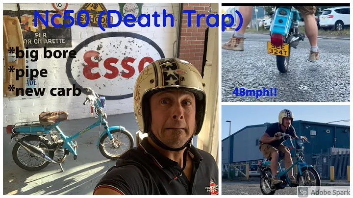 Big bore 70cc Honda express tuned 1979 nc50, (death trap) pa50 , nu50