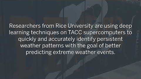 Deep Learning and Extreme Weather Forecasting