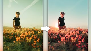 Watch Me Edit - Episode 3 - Orange And Teal Color Grading in Effect Photoshop - Photoshop tutorials