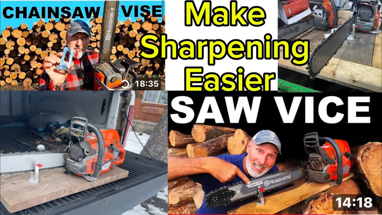 How can you make it easier to sharpen your chainsaw chain? - YouTube