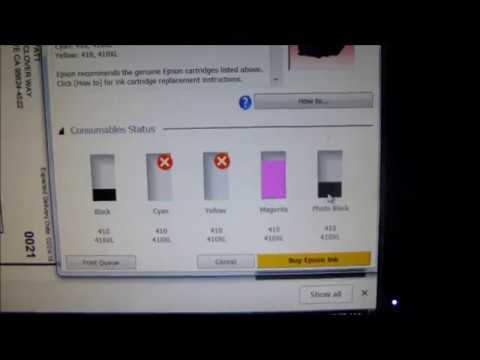 EPSON XP-640 wont PRINT in BLACK without COLOR INK