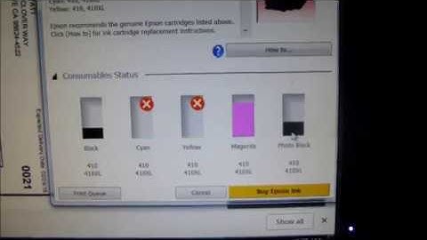 EPSON XP-640 wont PRINT in BLACK without COLOR INK