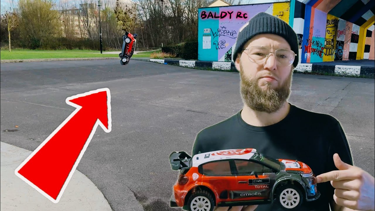 Rally Car Racing on BMX Track
