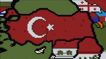 How To Build A Small Scale World Map pt.13 Türkiye