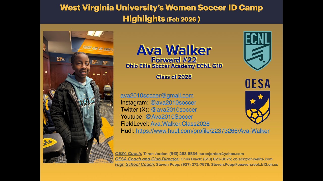West Virginia University Soccer ID Camp (1 Feb 2026)