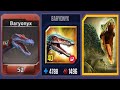BARYONYX - Jurassic World The Game Vs Jurassic World Alive Vs Jurassic Park Builder