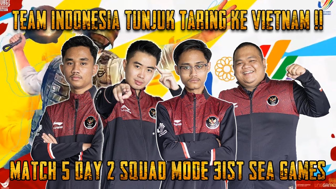 Team Indonesia2 Menutup Match Terakhir Dengan Permainan Luar Biasa | SEA GAMES 31ST Pubg Mobile