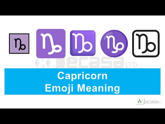 Capricorn Sign Emoji