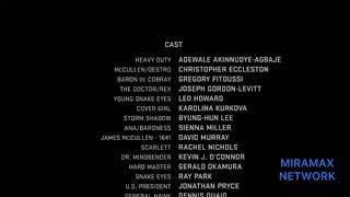 G.I. Joe: The Rise of Cobra (2009) end credits (Miramax Network 2024)