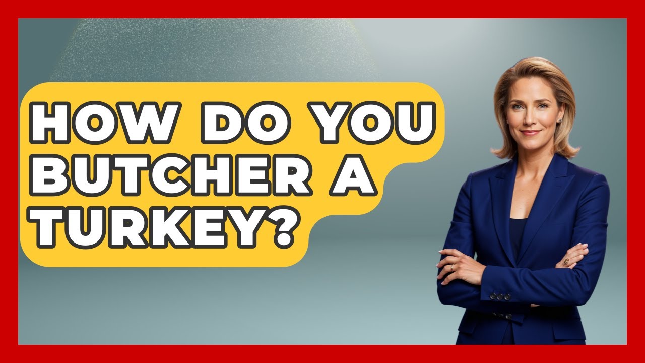 How Do You Butcher A Turkey? - The World of Agriculture