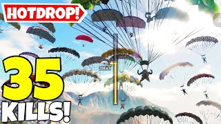 WORLD RECORD HOTDROP ON AERIAL PLATFORM IN CALL OF DUTY MOBILE BATTLE ROYALE!