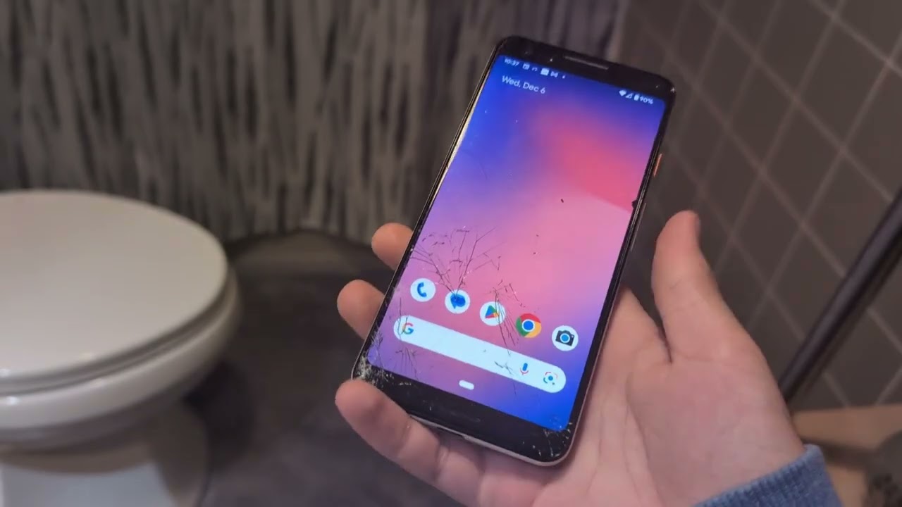 drop testing Google pixel 3