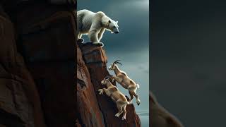 Famous Two mountain goats are on a mountaintop with a tiger waiting. Net Worth