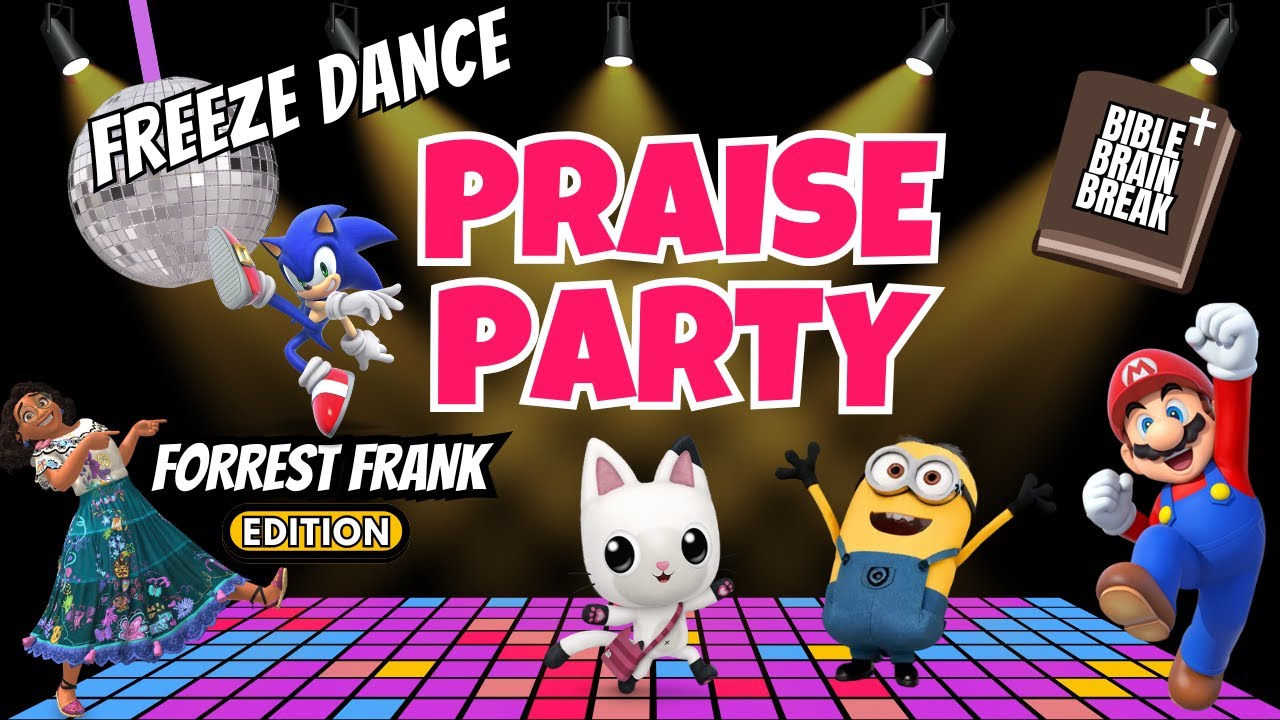 Freeze Dance Song 🎶 | Bible Brain Break 🙏 | Just Dance Sing Along | Christian Dance Party for Kids!🎉