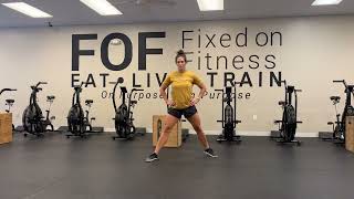 Alt Sumo Stance Rotating Split Squat