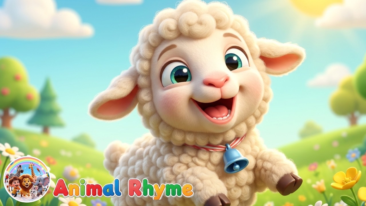 Fmc Rhyme My Little Lamb Baa Baa | Fun Farm Song | Kids Animal Sounds and Playful ...