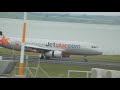 Jetstar A320 landing in Auckland