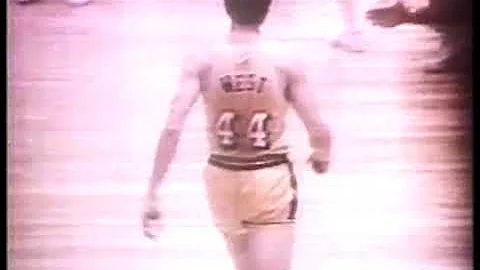 NBA - 1970 - The Greatest Shot In NBA Finals History - Lakers Jerry West 63 Ft Final Buzzer Shot