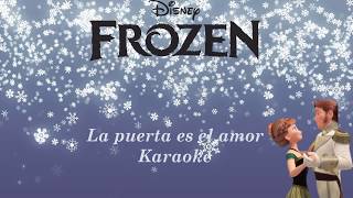 La Puerta es el Amor | Frozen | Karaoke❄️🚪❤️