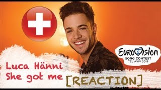 |Eurovision 2019| Switzerland [REACTION] - Luca Hänni / She got me -