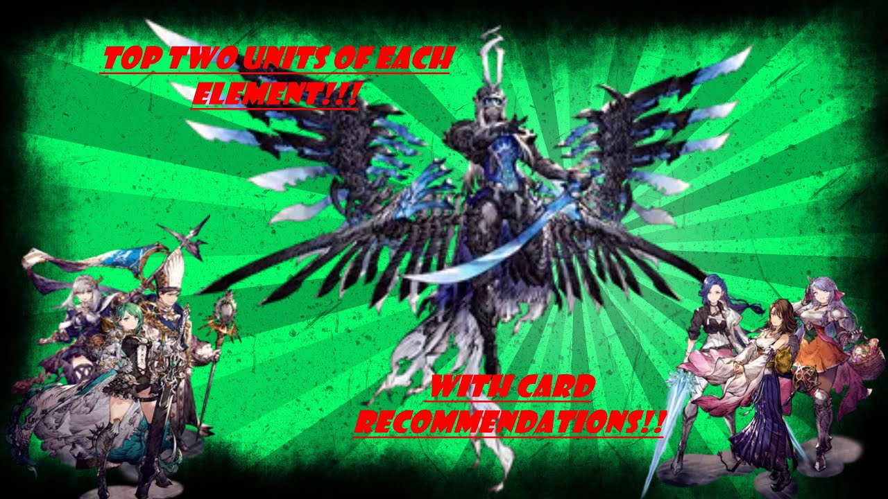 War of the Visions (Global ver) - Top 2 characters of each element (Jan 2023)