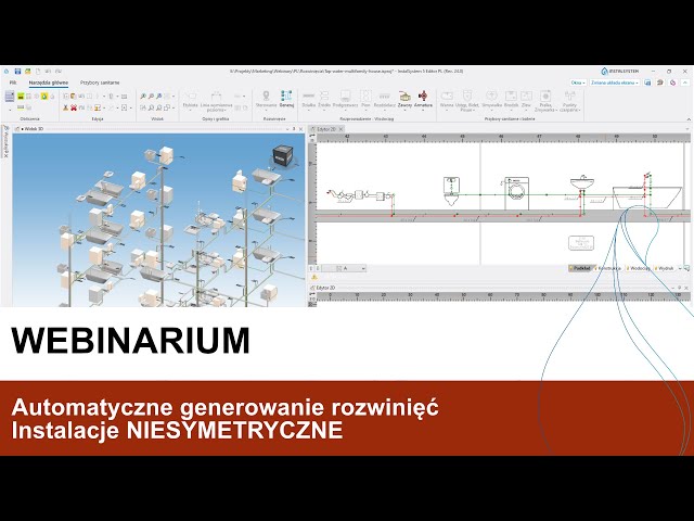 InstalSystem 5 - Automatyczne generowanie rozwinięć. Instalacje NIESYMETRYCZNE