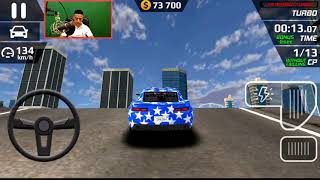 Car Driving Simulator - Stunt Ramp#21 Smash a Car USA - gams - Android gameplay screenshot 4