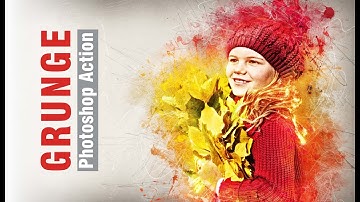 Grunge Photoshop Action Tutorial | Photoshop tutorial