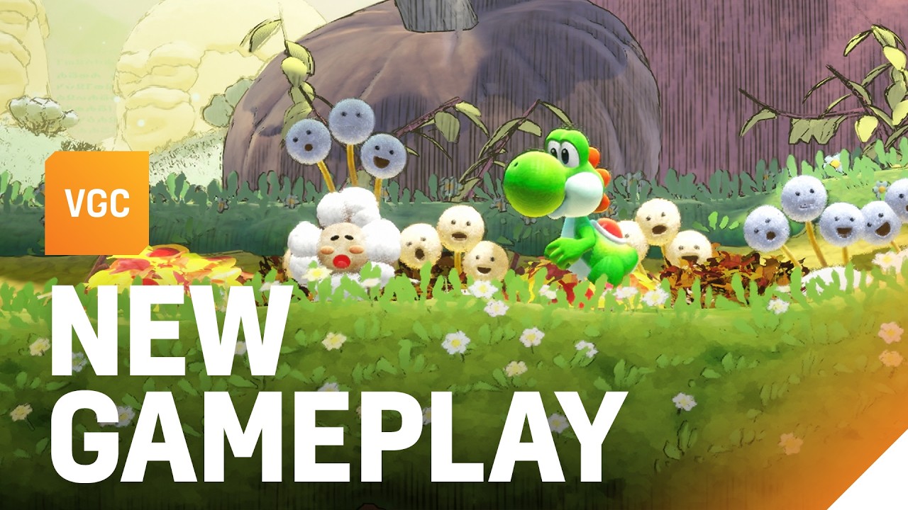 Yoshi and the Mysterious Book - Exclusive Switch 2 gameplay