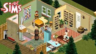 Cosy Life of a Journalist in The Sims 1