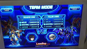 Hero of robots Dragon King and Dragon Queen Vs. Fallen Angel and Azure (Legend)