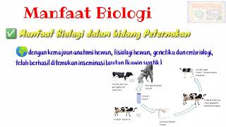 MANFAAT BIOLOGI || KELAS 10 SMA
