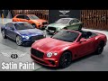 Bentley Satin Paint Color Personalization Options