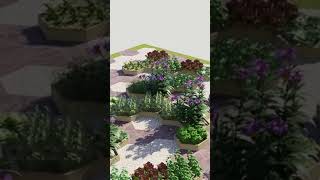 Декоративный огород #garden  #3d #участок #курсы #курсы_ландшафтного_дизайна #ландшафтныйдизайн