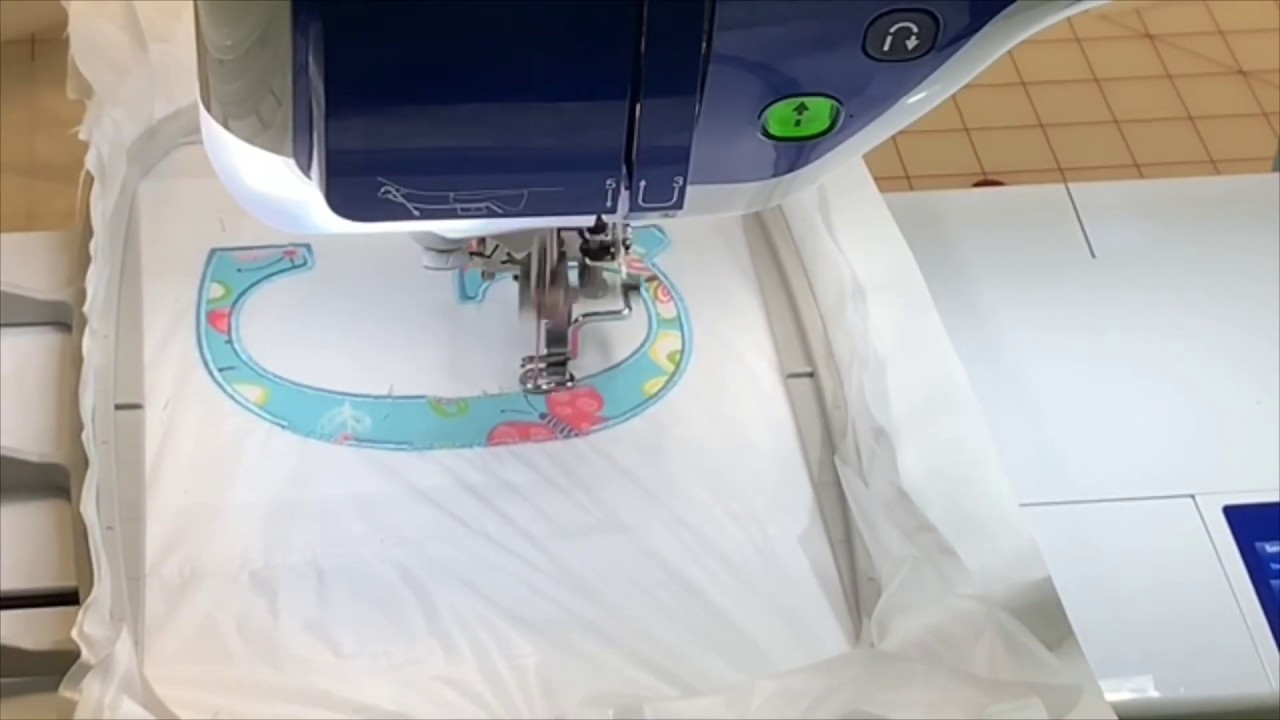 Brother Dreamweaver VM6200D applique stitching Fox Applique Sewing