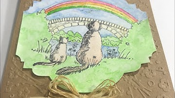 Pet Loss Sympathy Stamped Card